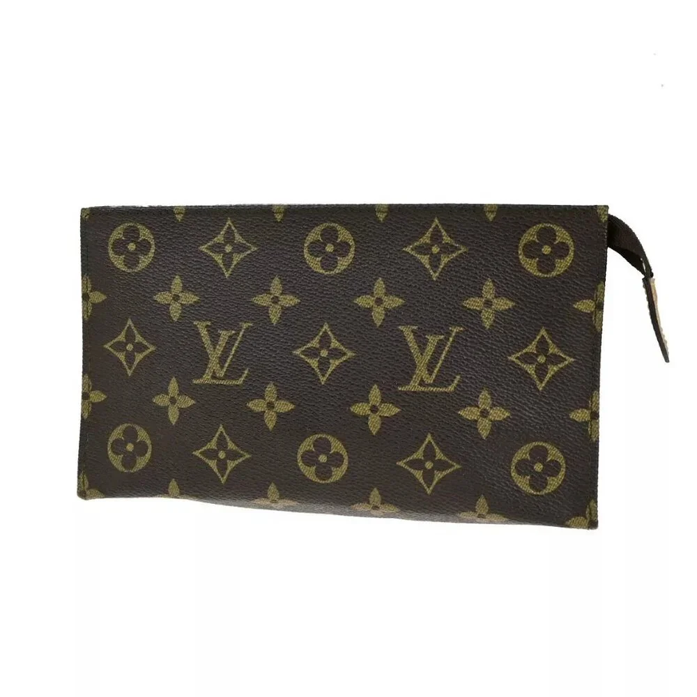 LOUIS VUITTON Pochette Compact Tool Pouch Bag Monogram Leather BN
